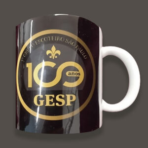 caneca comemorativa 100 anos GESP Black